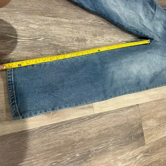 Avec Les Filles Denim Collared One Piece Jumpsuit Overalls Size 29 - Picture 6 of 9